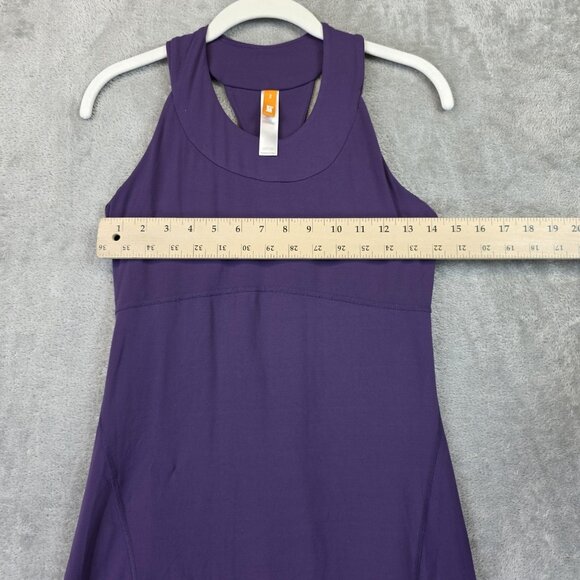 Lucy Dress Womens Small Purple Racerback Athletic A-Line Supplex Nylon Shelf Bra - Picture 5 of 8